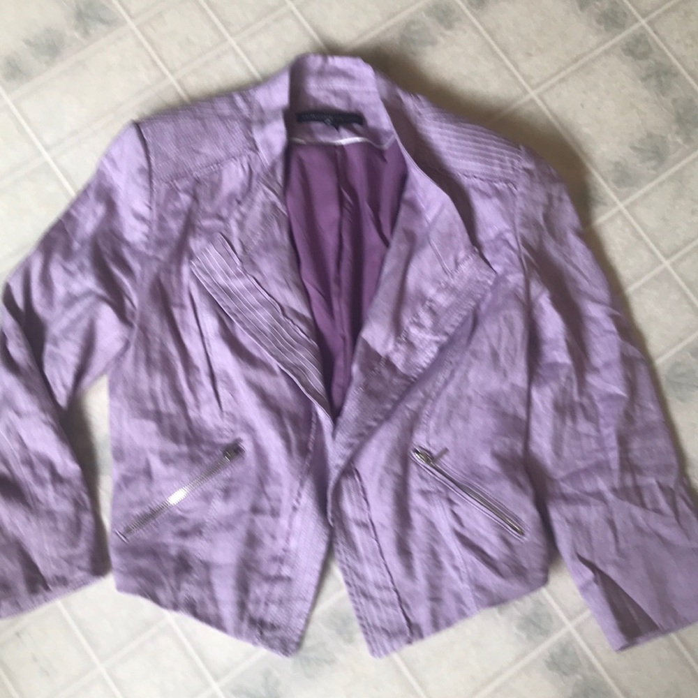 White House Black Market Purple Blazer